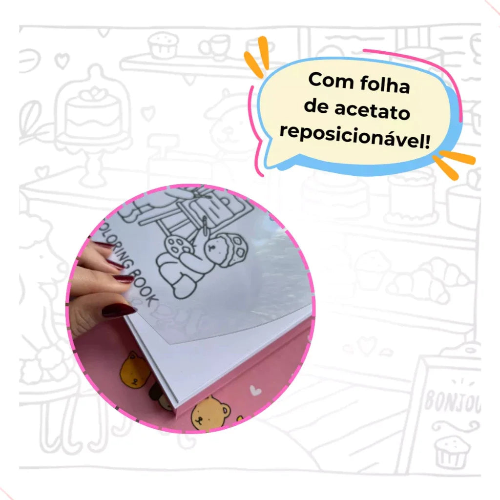 Livro de Colorir Bobbie Goods 50 Folhas 180g