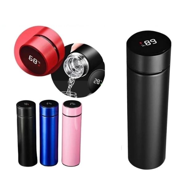 Garrafa Térmica Inteligente com Sensor Digital - 73% OFF 🌡️