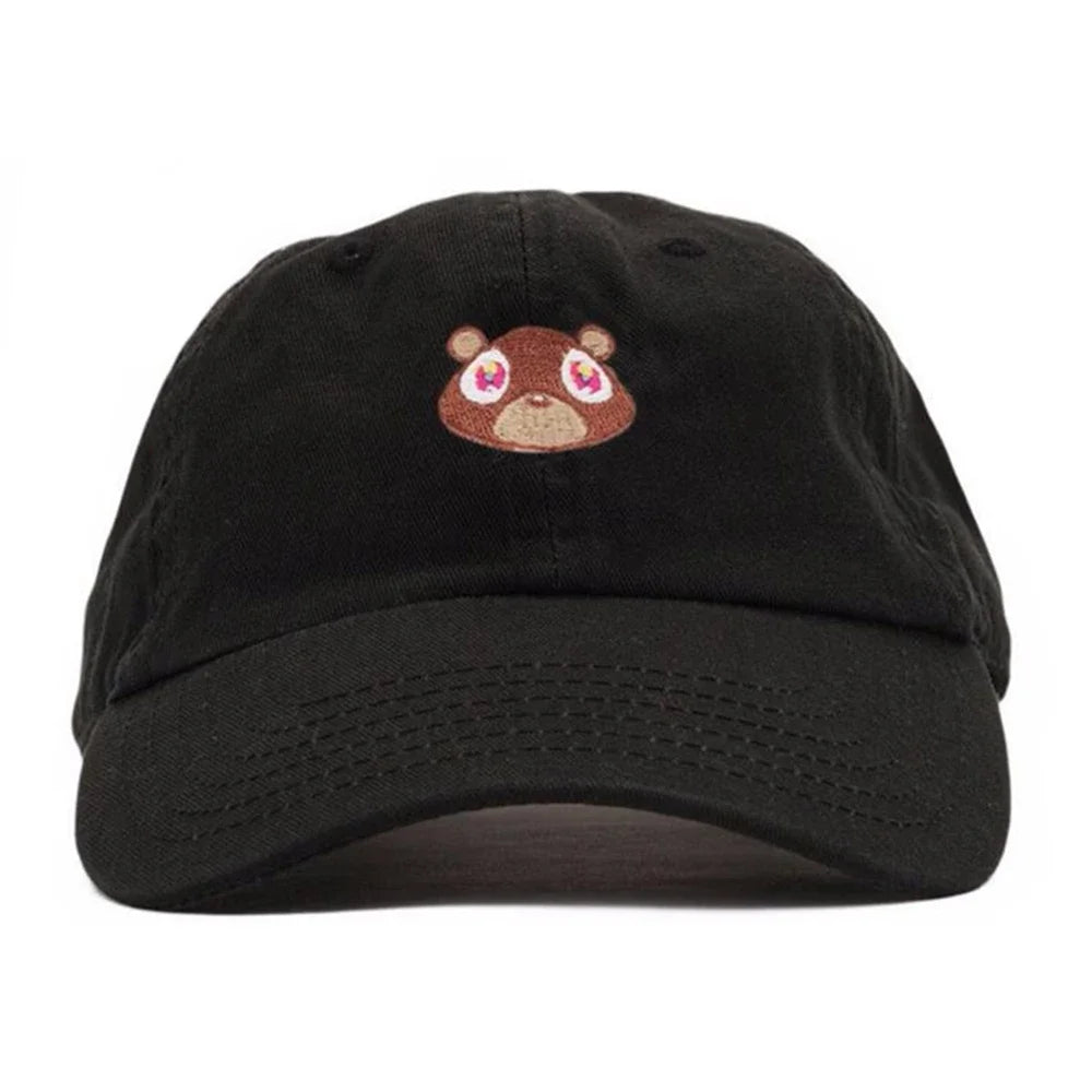 Boné Kanye West Ye Bear Dad Cap | Estilo Hip Hop Premium | Quase 15% OFF