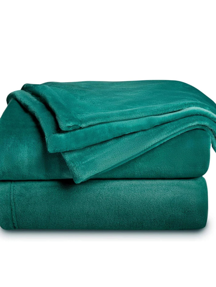 Manta Casal Microfibra Soft Lisa com Toque Aveludado