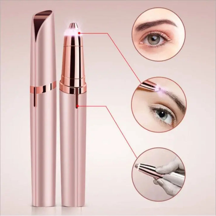 Uso da Caneta Depiladora Flawless nas Sobrancelhas - Sem Dor