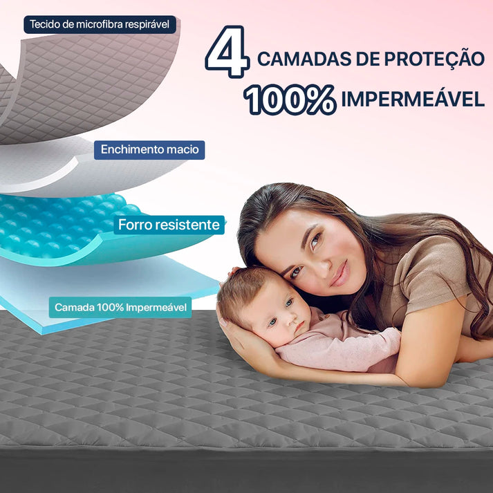 Capa de Colchão e Protetor de Travesseiro em diversas cores