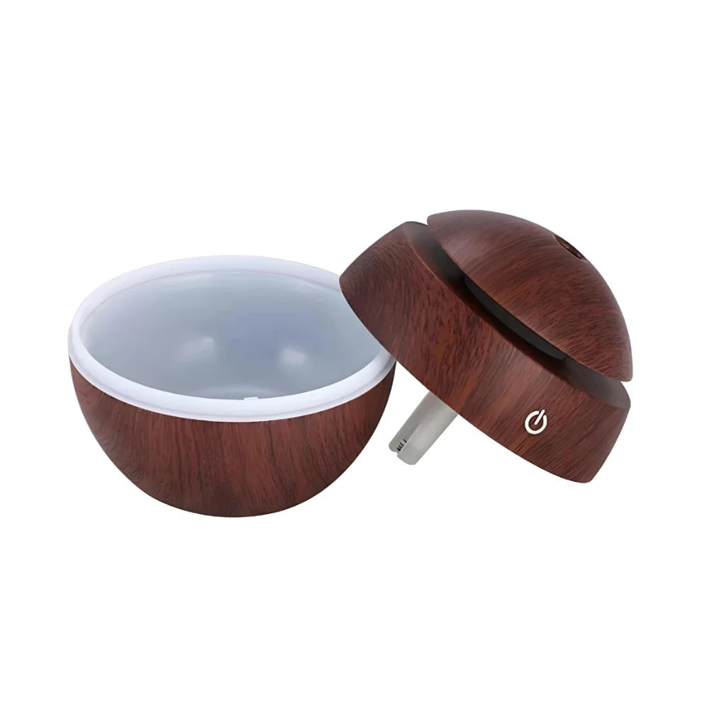 Difusor Aromatizador Umidificador USB | 7 Cores LED, Aromaterapia | 63% OFF