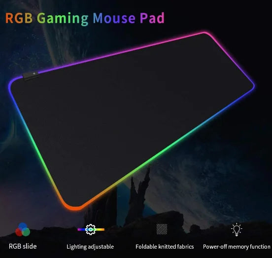 Mouse Pad Gamer Tamanho XXL (80x30cm) com Espaço para Teclado e Mouse