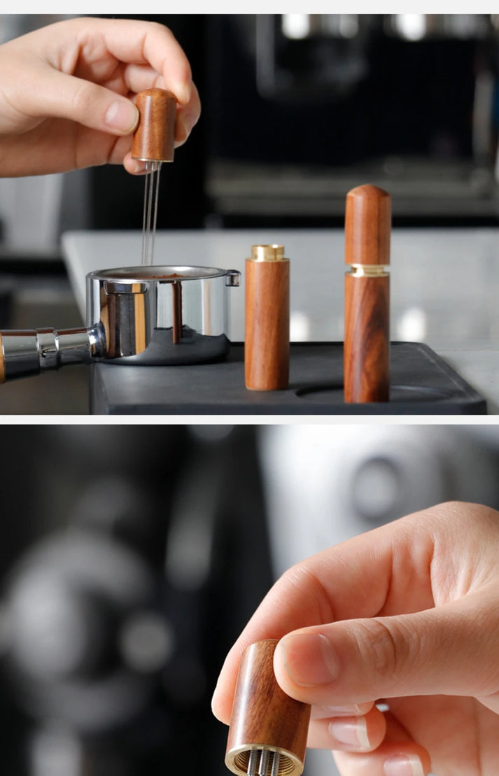 Tamper de Café em Pó de Aço Inoxidável - Uso