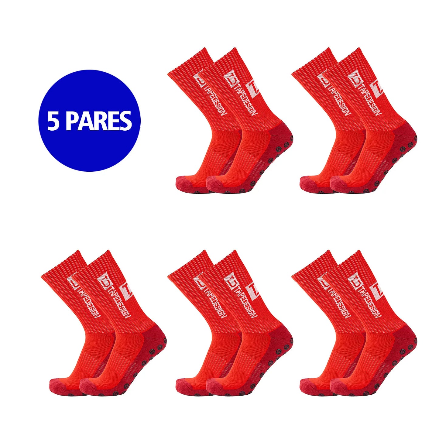 Kit 5 Pares Meias Longas Esportivas Jcolour | Compressão, Desempenho e Proteção | ~32% OFF