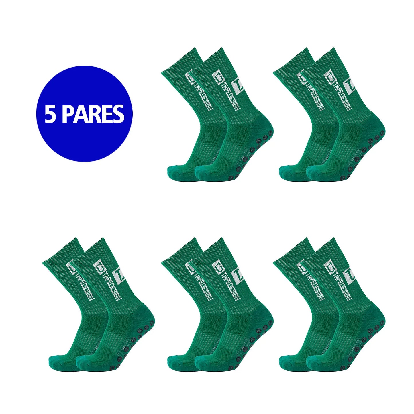 Kit 5 Pares Meias Longas Esportivas Jcolour | Compressão, Desempenho e Proteção | ~32% OFF