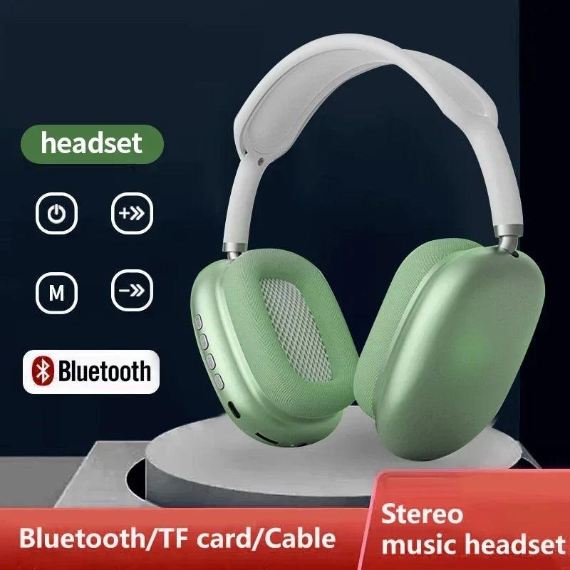 Fone de Ouvido Bluetooth P9 Sem Fio - Com Cancelamento de Ruído - OLOEY - Achadim no Precin
