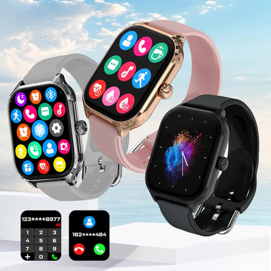 Smartwatch LAXASFIT H9: Tela HD 2.01", Chamadas Bluetooth | A partir de R$139,90