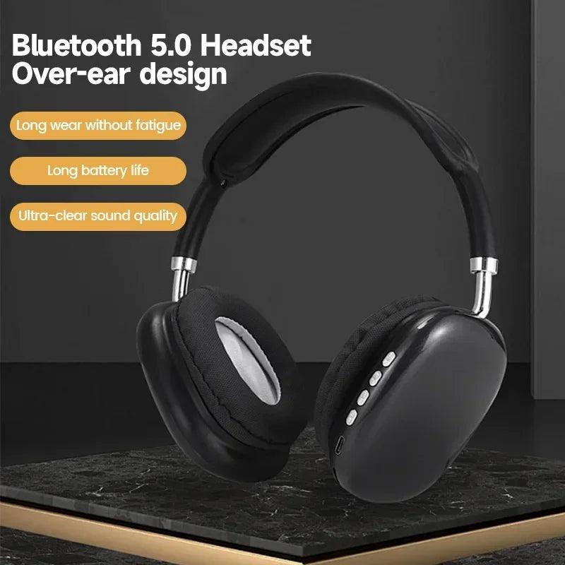 Fone de Ouvido Bluetooth P9 Sem Fio - Com Cancelamento de Ruído - OLOEY - Achadim no Precin