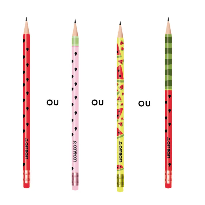 Detalhes dos Itens do Kit Papelaria Kawaii Melancia