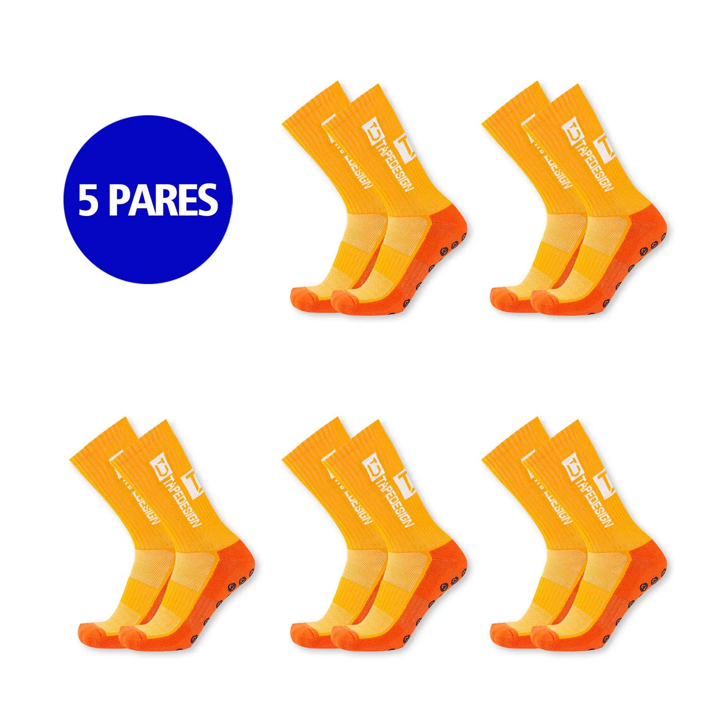 Kit 5 Pares Meias Longas Esportivas Jcolour | Compressão, Desempenho e Proteção | ~32% OFF