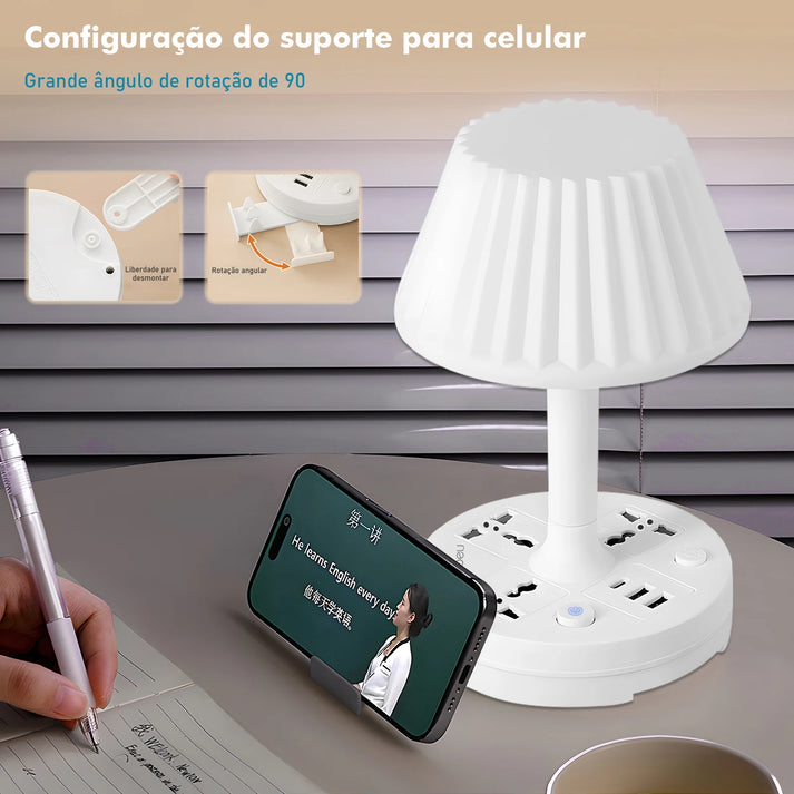 Design Moderno da Lâmpada de Mesa LED