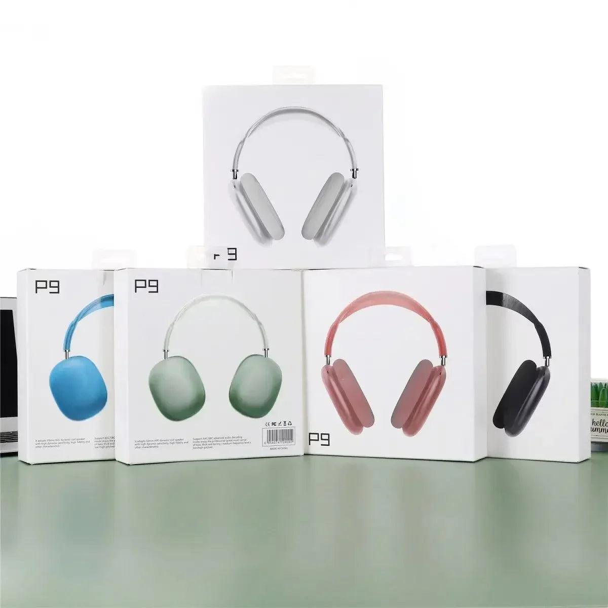 Fone de Ouvido Bluetooth P9 Sem Fio - Com Cancelamento de Ruído - OLOEY - Achadim no Precin