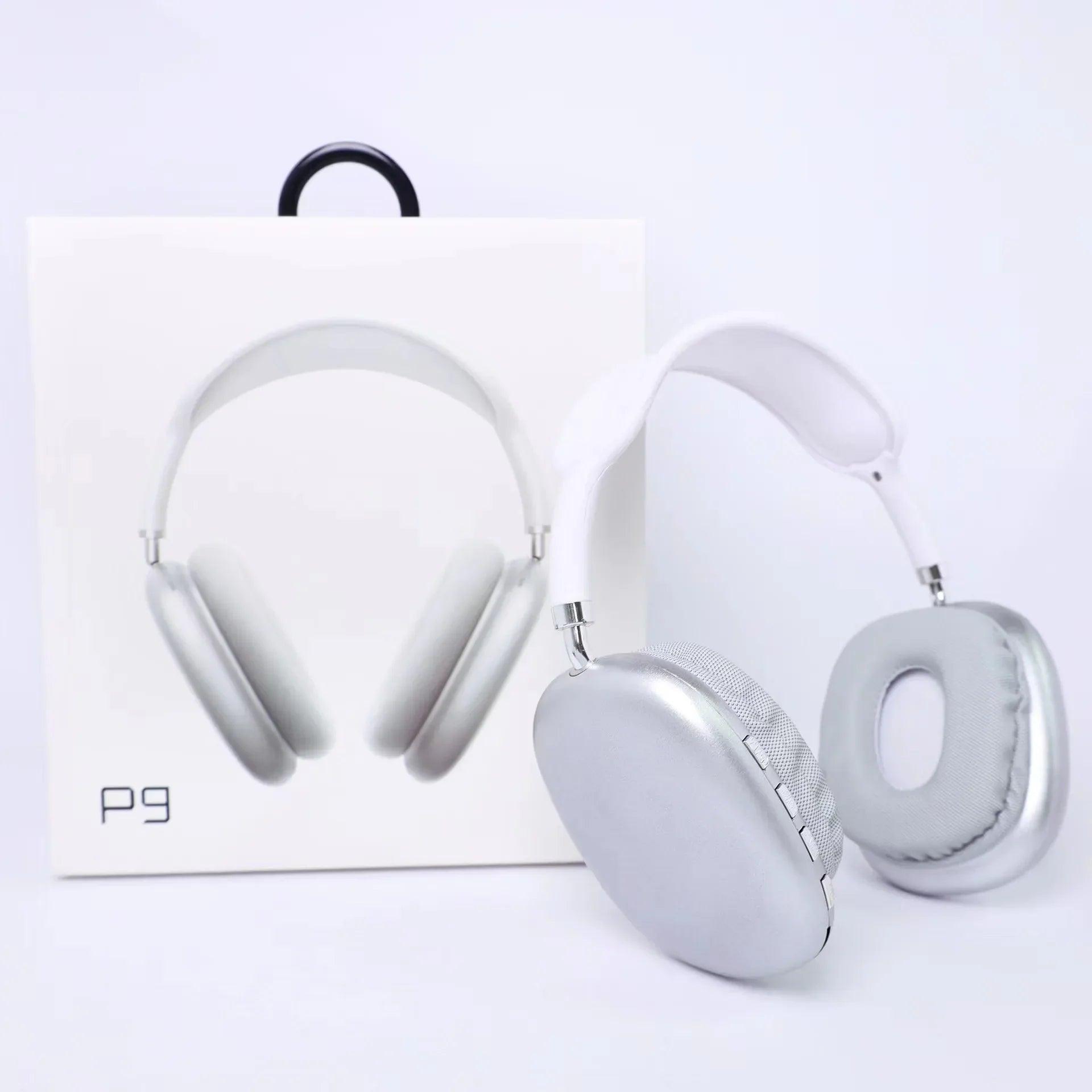 Fone de Ouvido Bluetooth P9 Sem Fio - Com Cancelamento de Ruído - OLOEY - Achadim no Precin