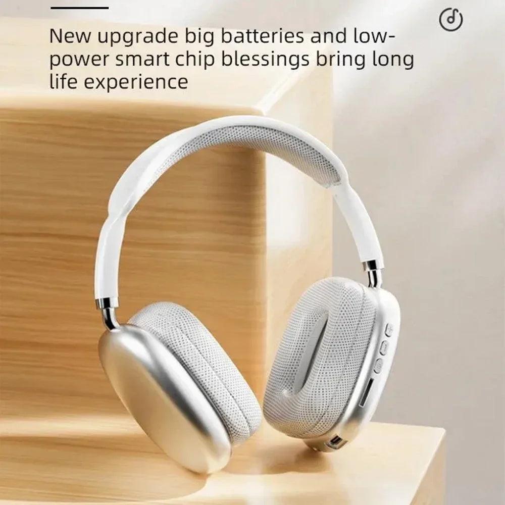 Fone de Ouvido Bluetooth P9 Sem Fio - Com Cancelamento de Ruído - OLOEY - Achadim no Precin