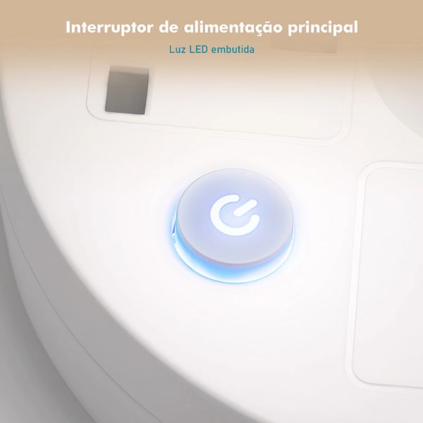 Lâmpada de Mesa LED com USB e Filtro de Linha Bivolt COIBEU | Iluminação Prática e Segura